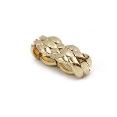 Cartier 18K Yellow Gold “Bandeau” Signature Band Ring