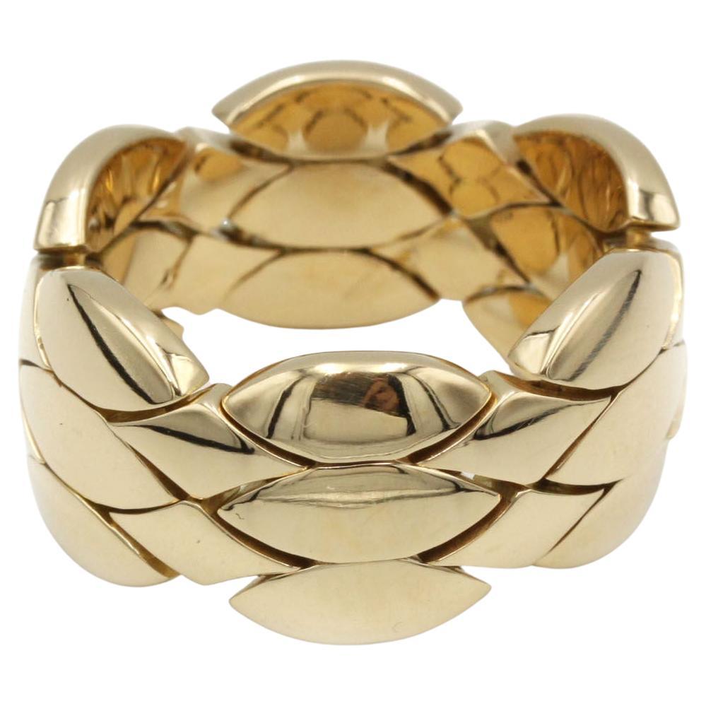 Cartier 18K Yellow Gold “Bandeau” Signature Band Ring