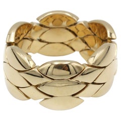 Cartier 18K Yellow Gold “Bandeau” Signature Band Ring