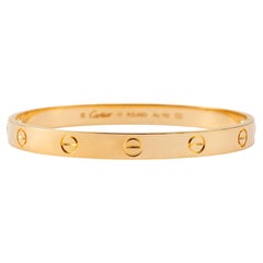 Cartier 18K Yellow Gold Classic Love Bangle Bracelet