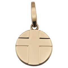 Cartier 18K Yellow Gold Cross Charm Pendant