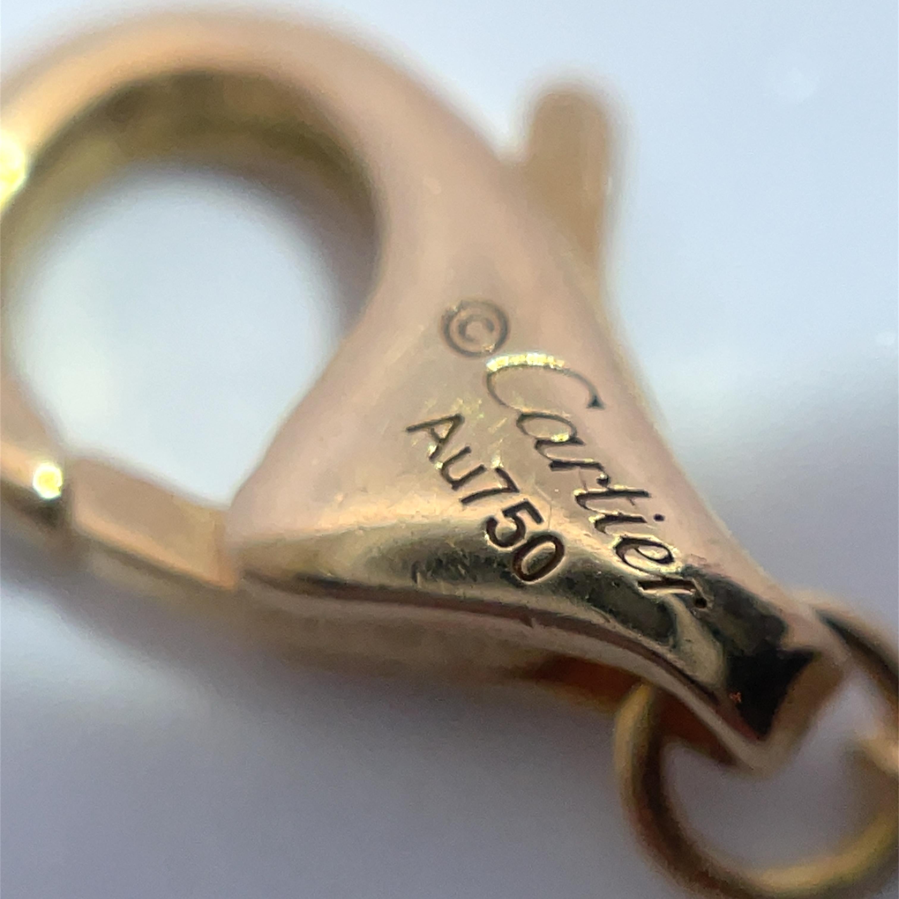 Cartier Oro Amarillo 18k Pulsera de Diamantes D'AMOUR Corte redondo en venta