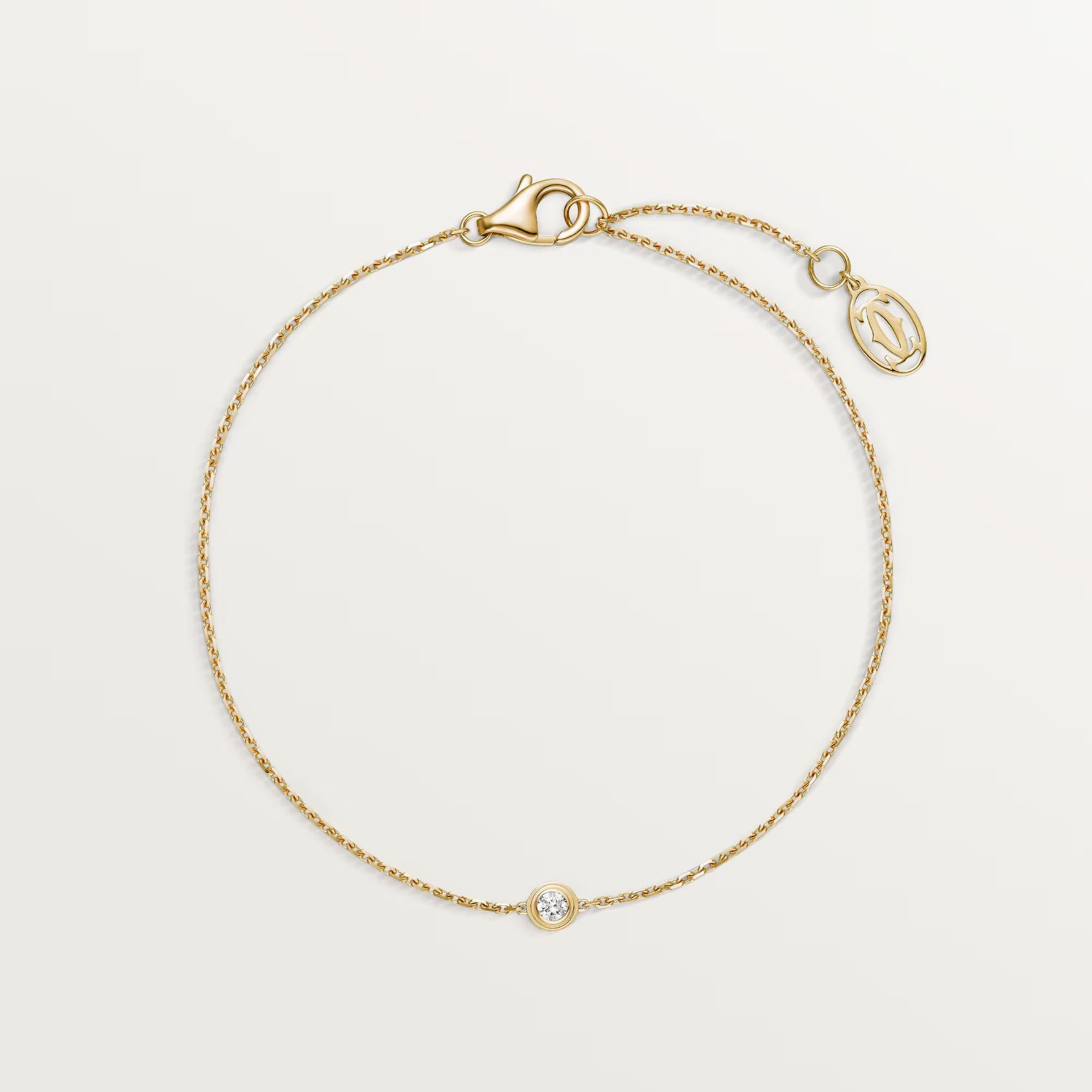 Cartier Oro Amarillo 18k Pulsera de Diamantes D'AMOUR en venta 2