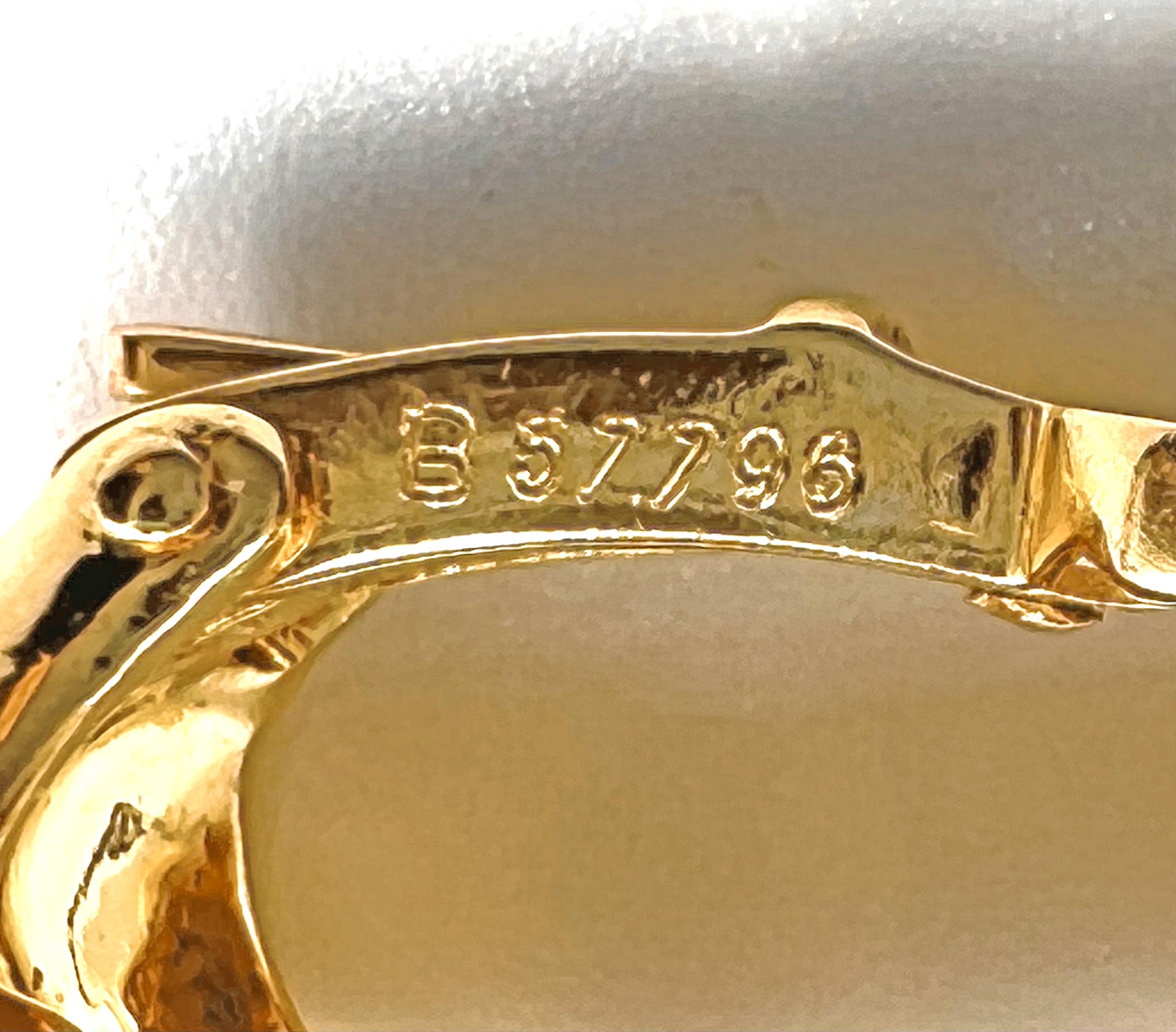 Cartier 18 Karat Gelbgold Diamant-Armband-Ohrclips 2