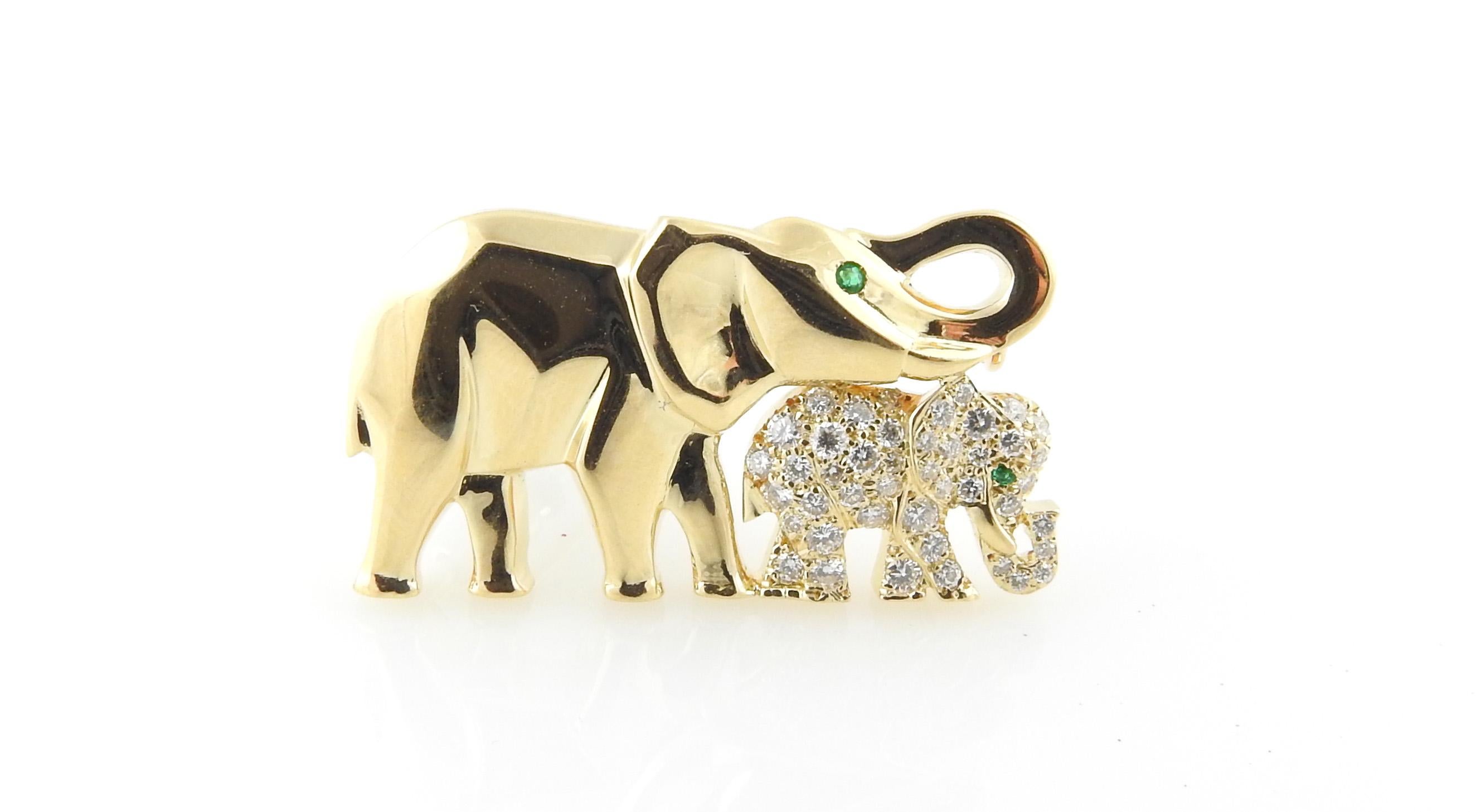 cartier elephant brooch