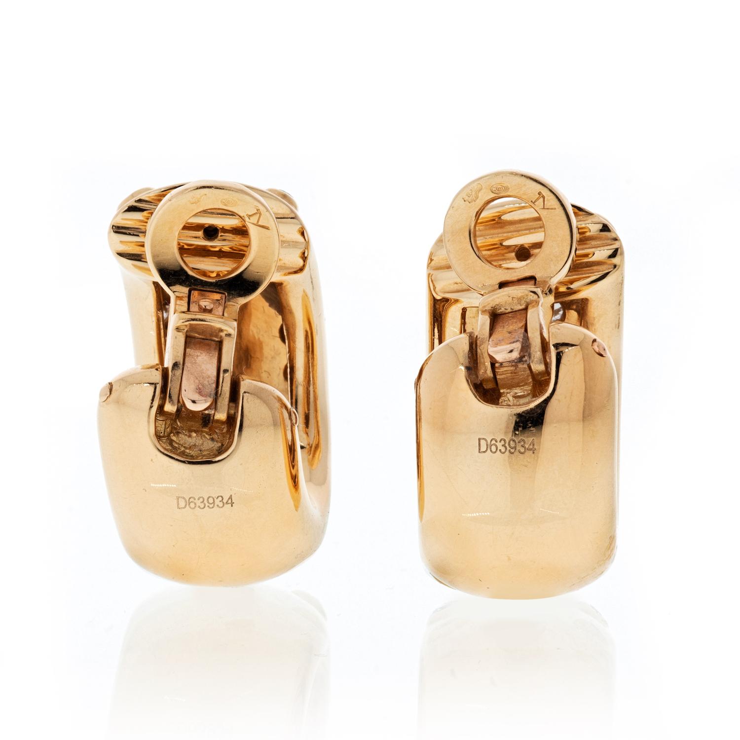 cartier diamond huggies