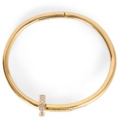 CARTIER 18k yellow gold & DIAMOND JUST UN CLOU Bracelet 15