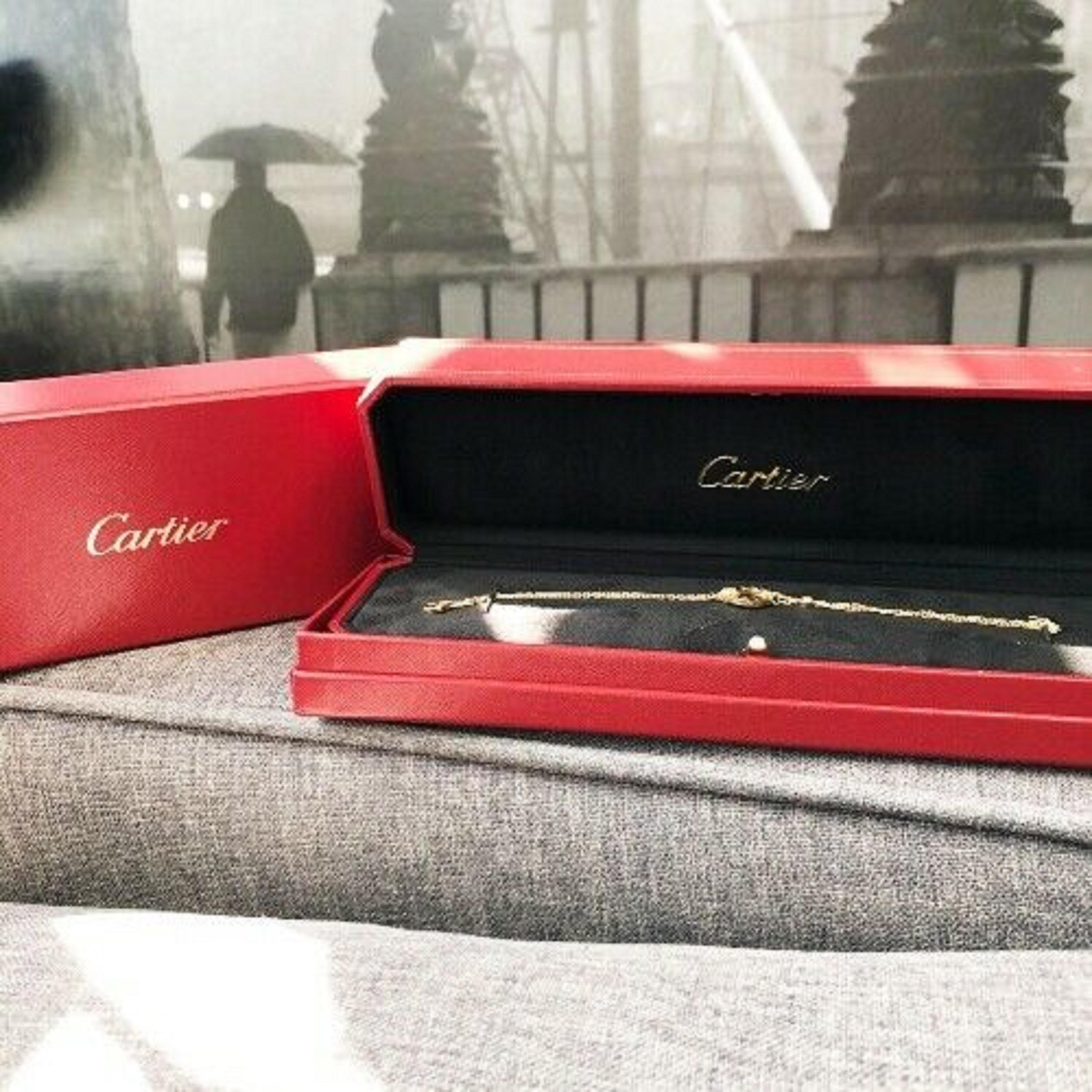 Cartier 18 Karat Yellow Gold Diamond 