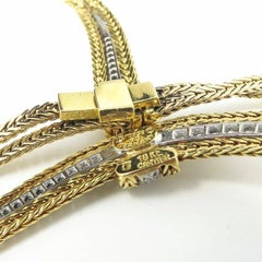 Collar de diamantes Cartier de oro amarillo de 18 quilates
