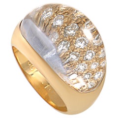Cartier Ring aus 18 Karat Gelbgold mit Diamanten