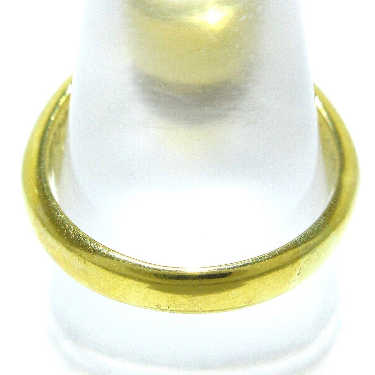 Round Cut CARTIER 18k Yellow Gold & Diamond Solitaire Ring Vintage 1970s European Rare For Sale