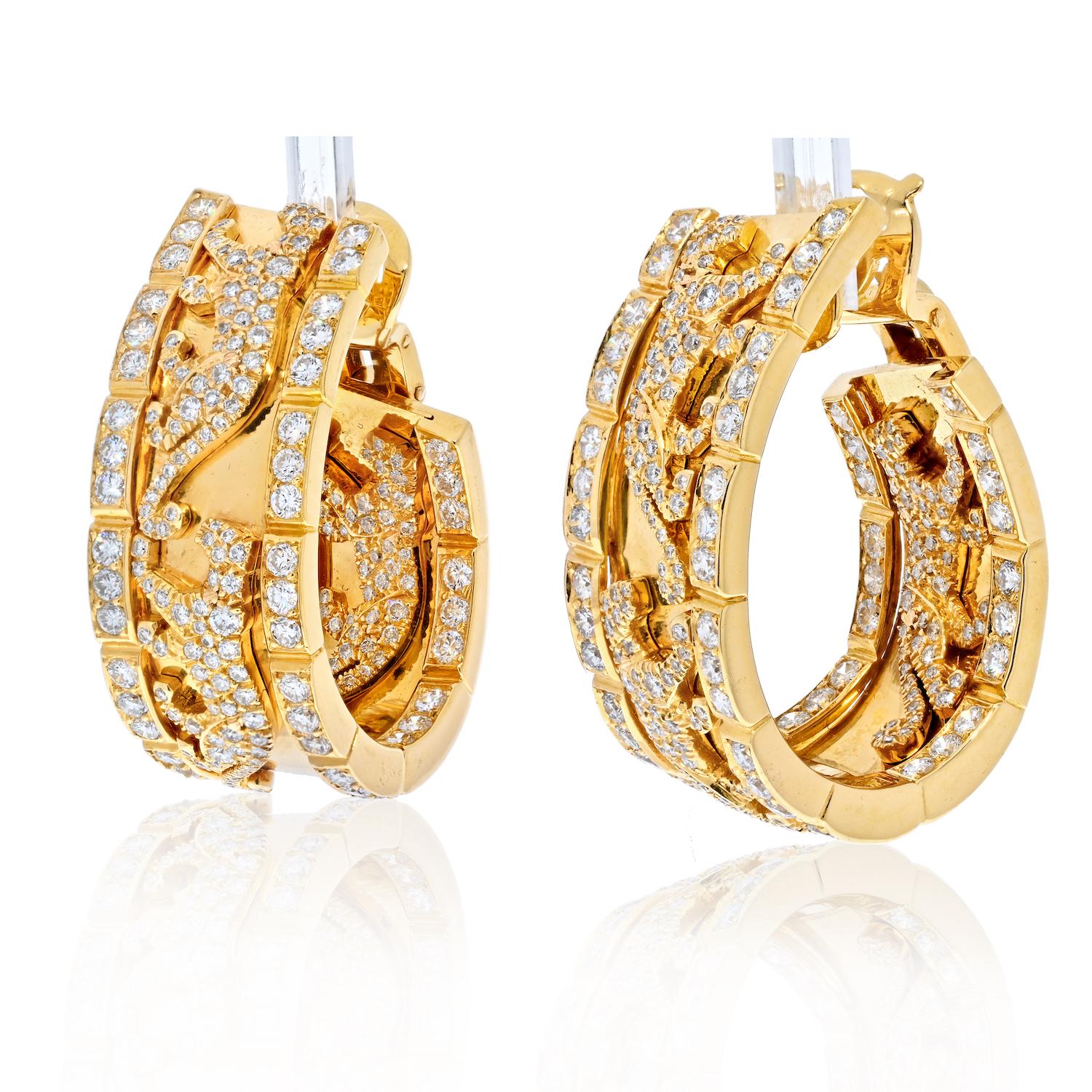 cartier panthere earrings