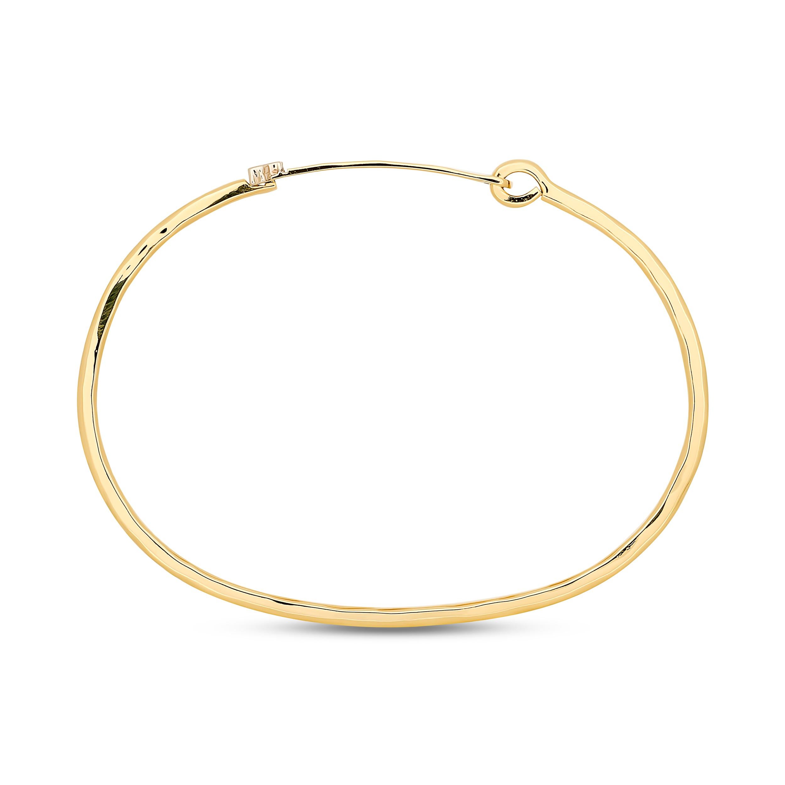 Cartier 18K Yellow Gold Double C Hinged Bangle Bracelet im Zustand „Hervorragend“ im Angebot in Philadelphia, PA