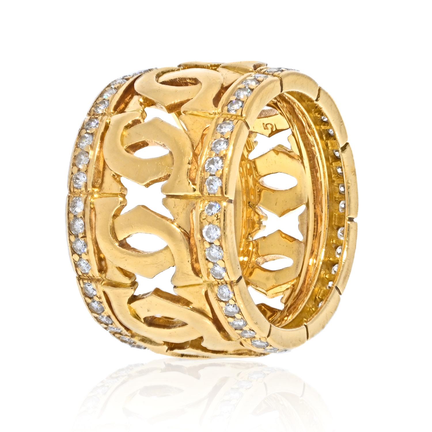 cartier double c ring