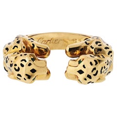Cartier: 18 Karat Gelbgold Doppelter Panther-Ring