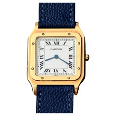 Cartier 18 Karat Gelbgold Dumont 8210 Handaufzug, 1990er Jahre