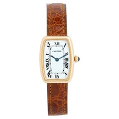 Reloj Cartier Tonneau Fabergé de oro amarillo de 18 quilates