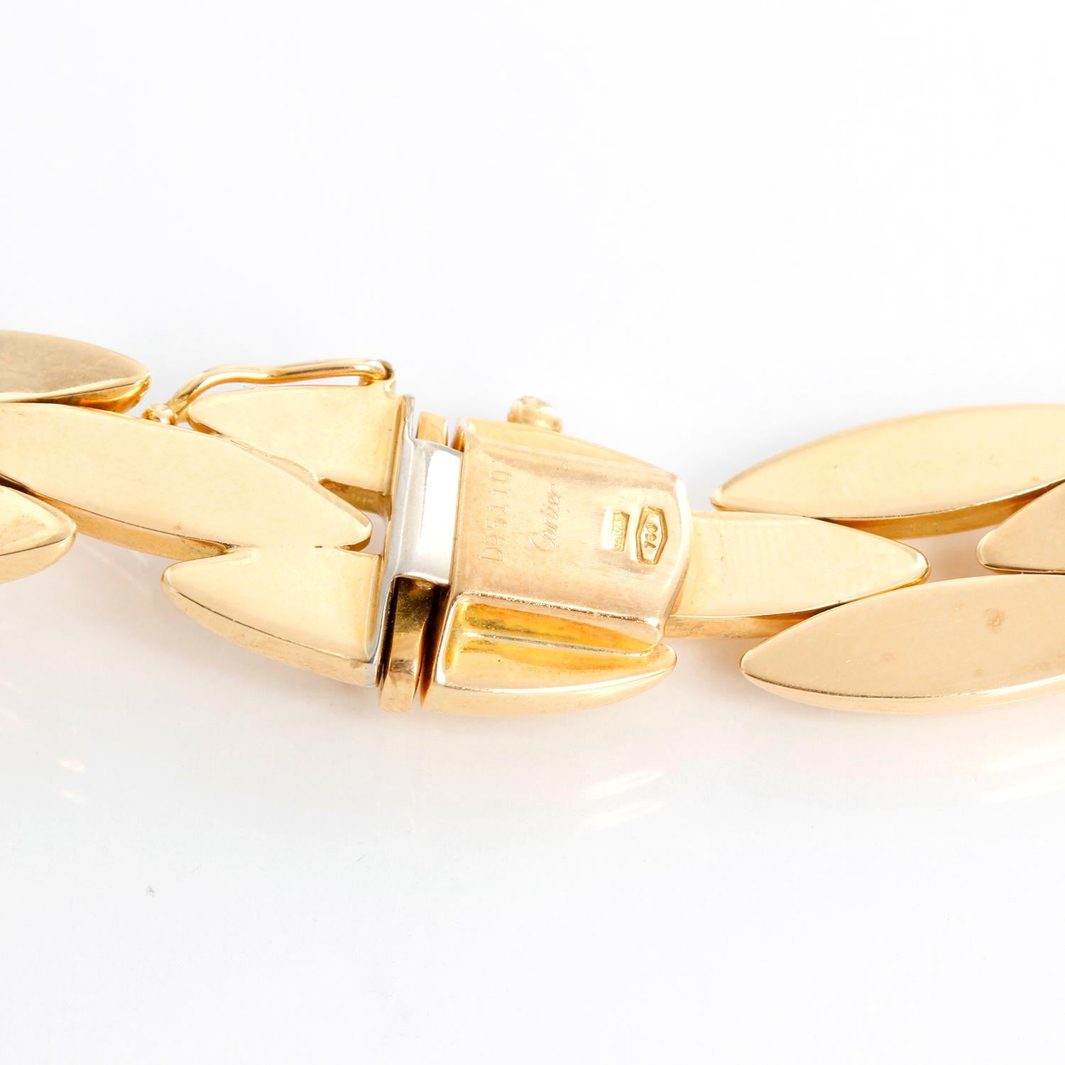 Women's Cartier 18k Yellow Gold Gentiane 3-Row Necklace & Bracelet Set