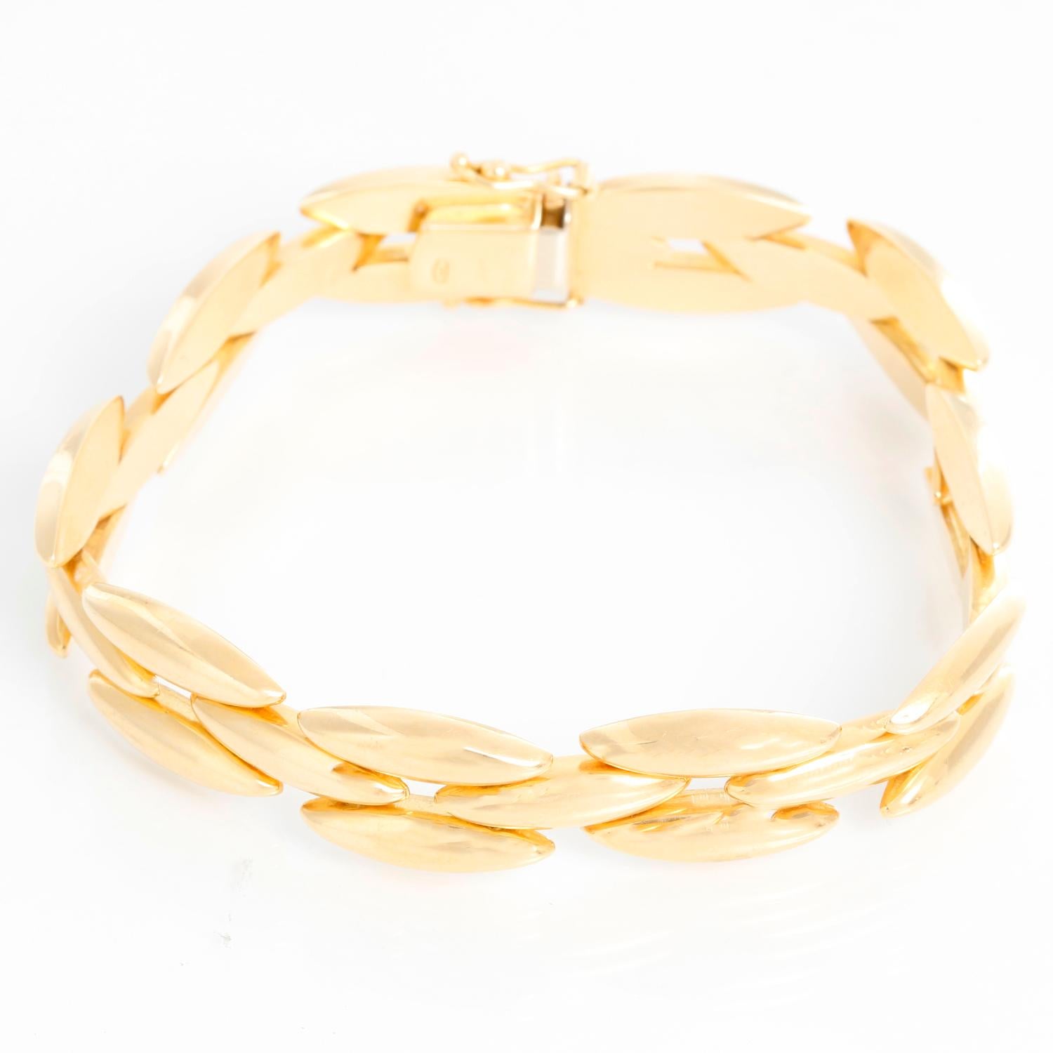 Cartier 18k Yellow Gold Gentiane 3-Row Necklace & Bracelet Set 1