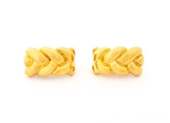 Cartier 18K Gelbgold Huggie-Ohrringe