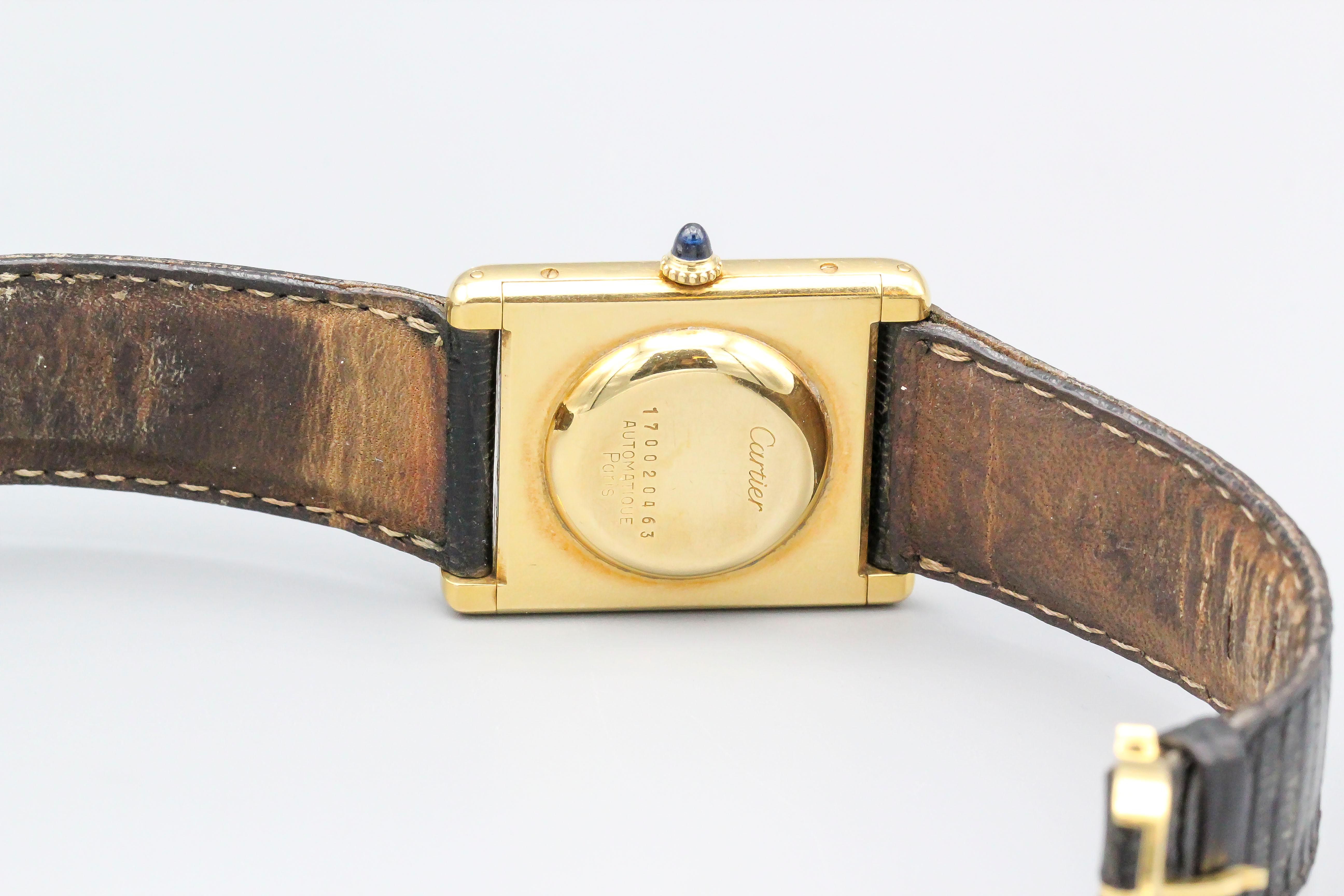 cartier tank jumbo automatique