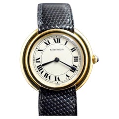 Cartier Jumbo Vendome Quadrante Automatico 17003 in oro giallo 18 carati, anni '70