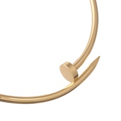Cartier 18k Yellow Gold Juste un Clou Classic Torque Necklace