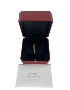 Cartier 18k Gelbgold Juste Un Clou Nagel-Armband Größe 15