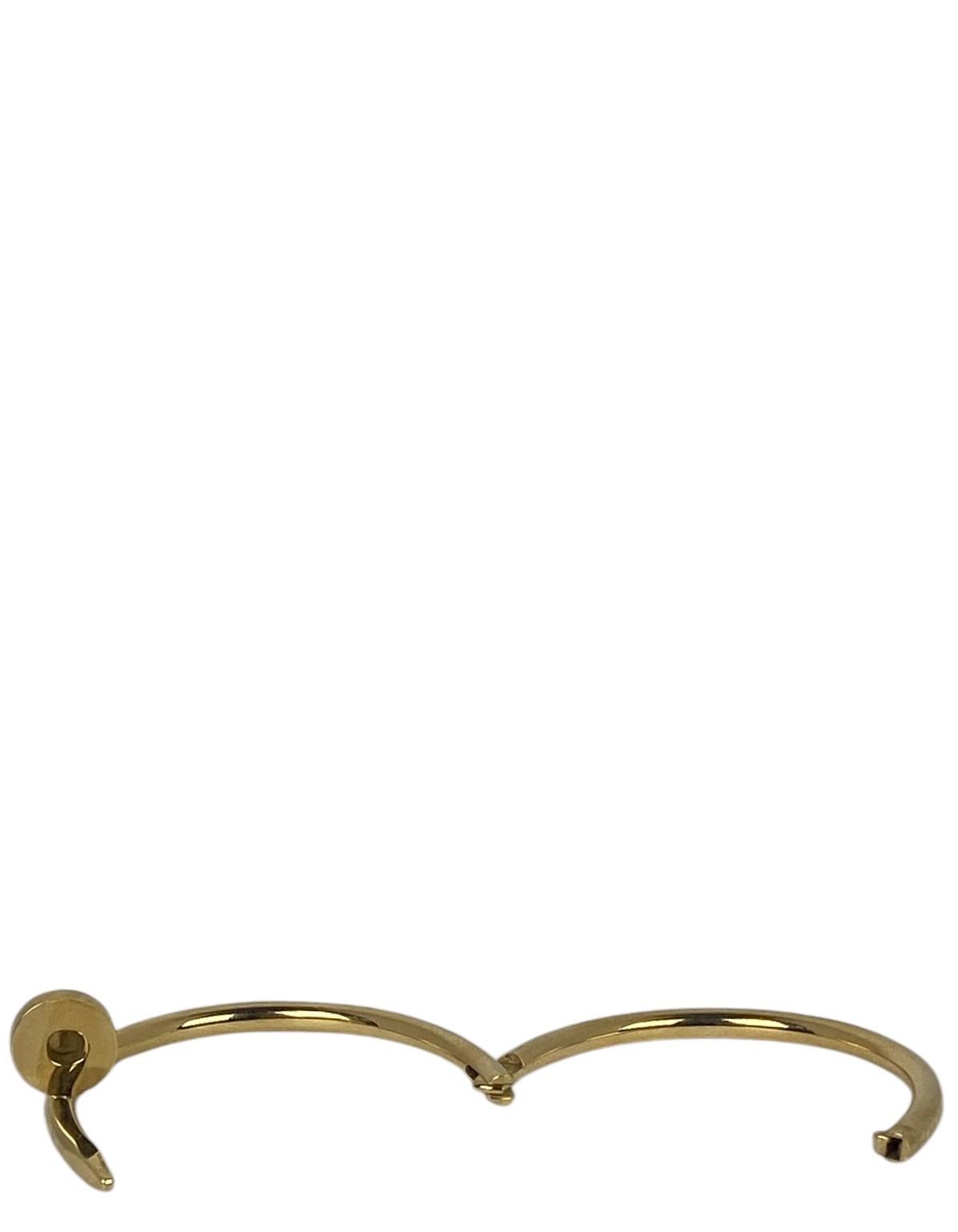 Cartier 18k Yellow Gold Juste Un Clou Nail Bracelet sz 15 2