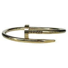 Cartier 2023, bracelet à clous Juste Un Clou en or jaune 18 carats, taille 15