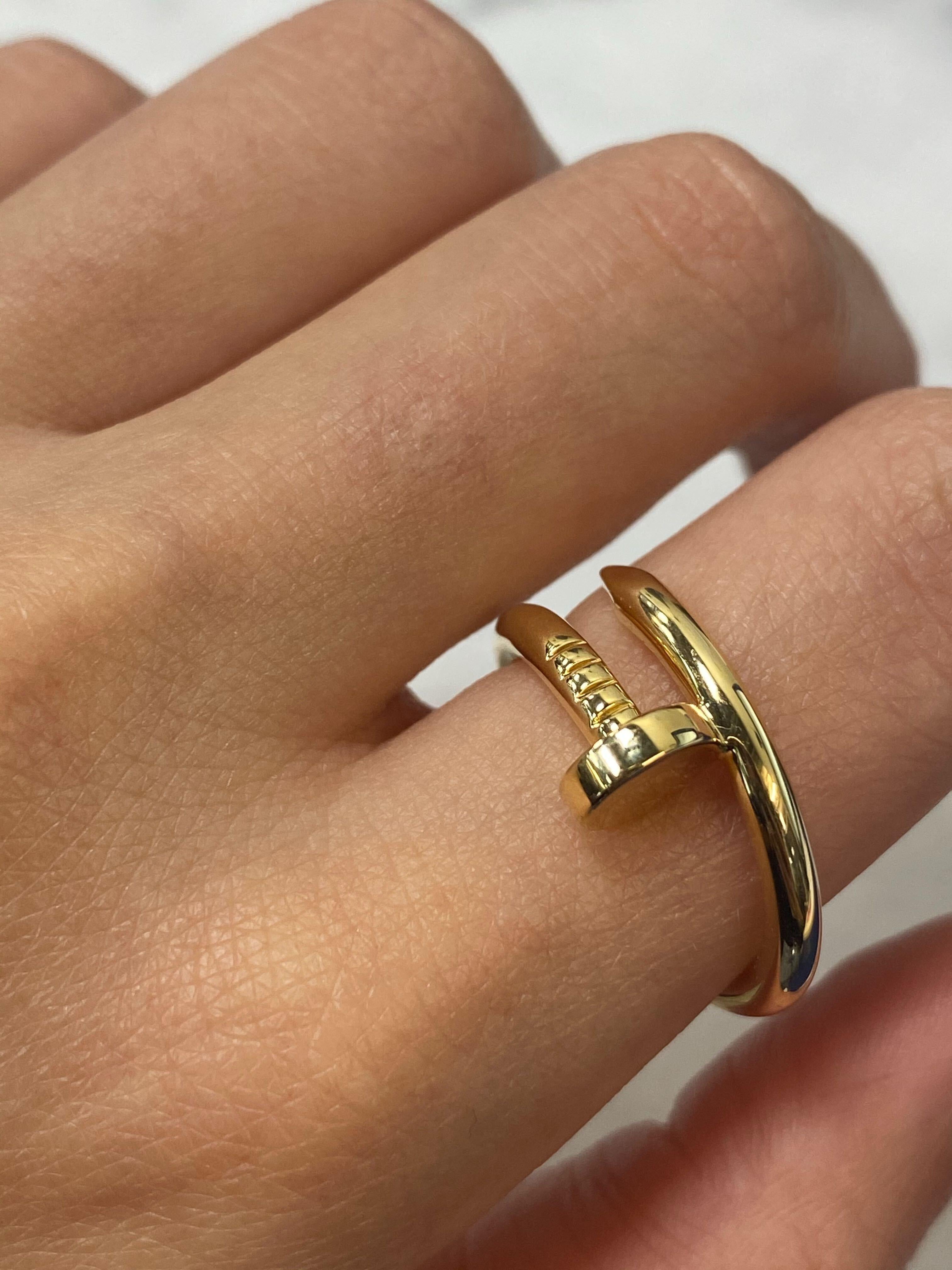Cartier Juste un Clou-Ring aus 18 Karat Gelbgold Damen