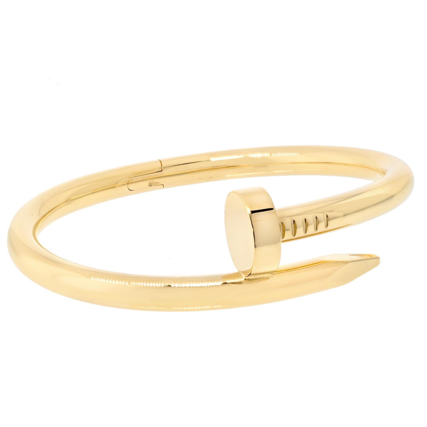 poids bracelet clou cartier