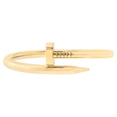 Cartier 18K Yellow Gold Juste Un Clou Size 17 Large Model Bracelet