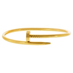 Cartier „Juste Un Clou“ Armband aus 18 Karat Gelbgold, Größe 19, klassisches Design