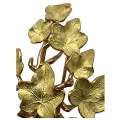 Cartier 18K Gelbgold-Blatt-Brosche, CIRCA 1950-60