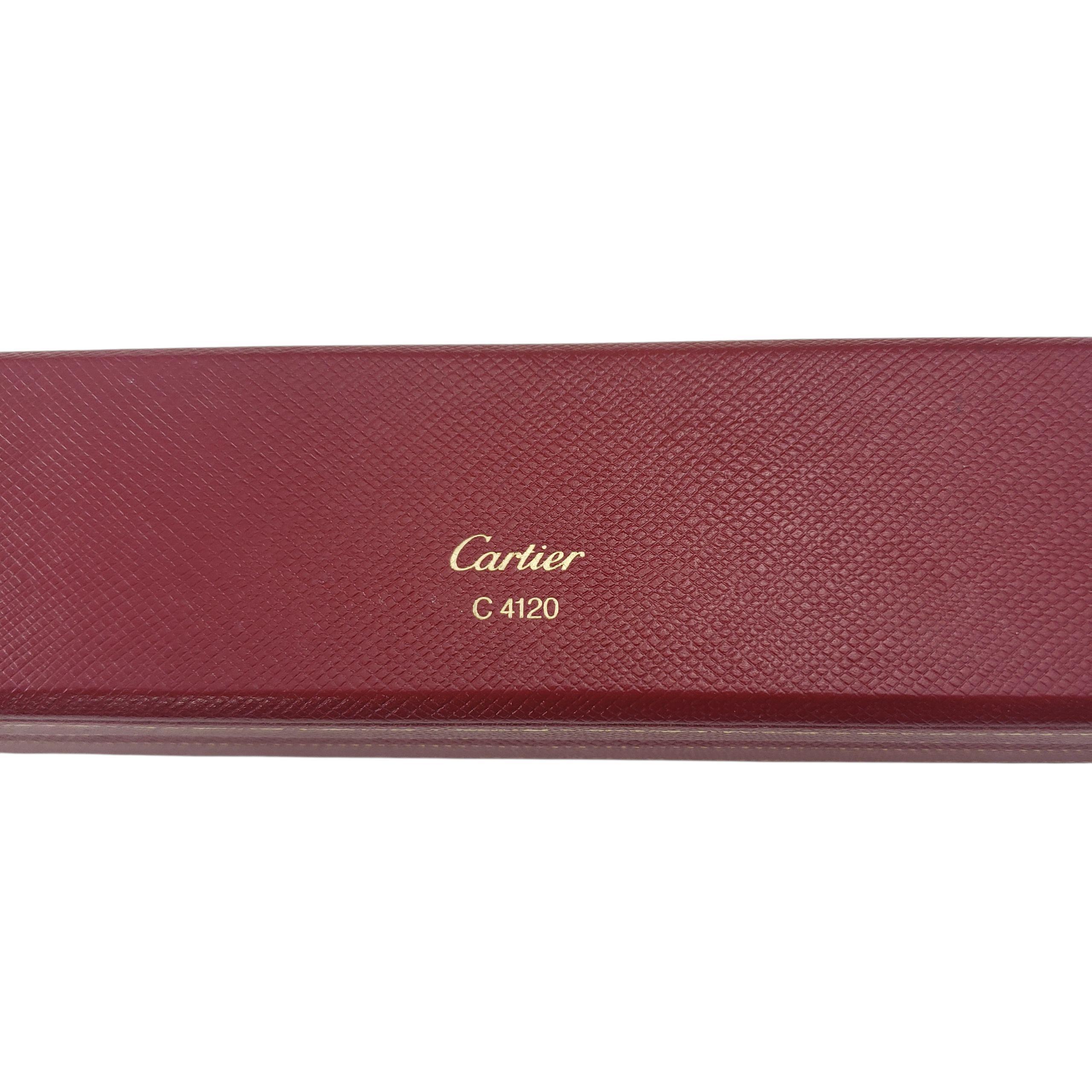 Bracelet à maillons en or jaune 18K de Cartier avec boîte et certificat  #23083 en vente 5