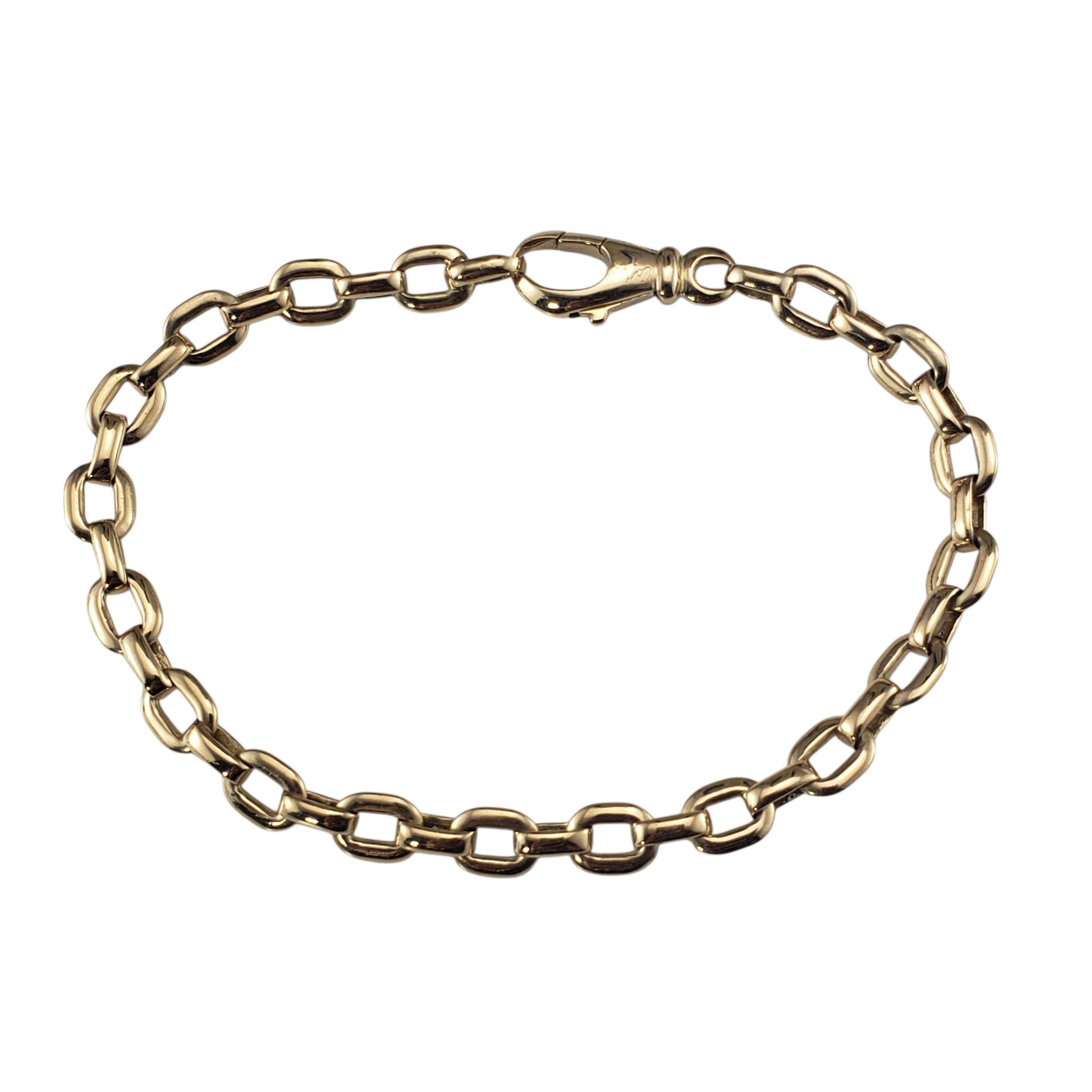 Bracelet à maillons en or jaune 18K de Cartier avec boîte et certificat  #23083 en vente
