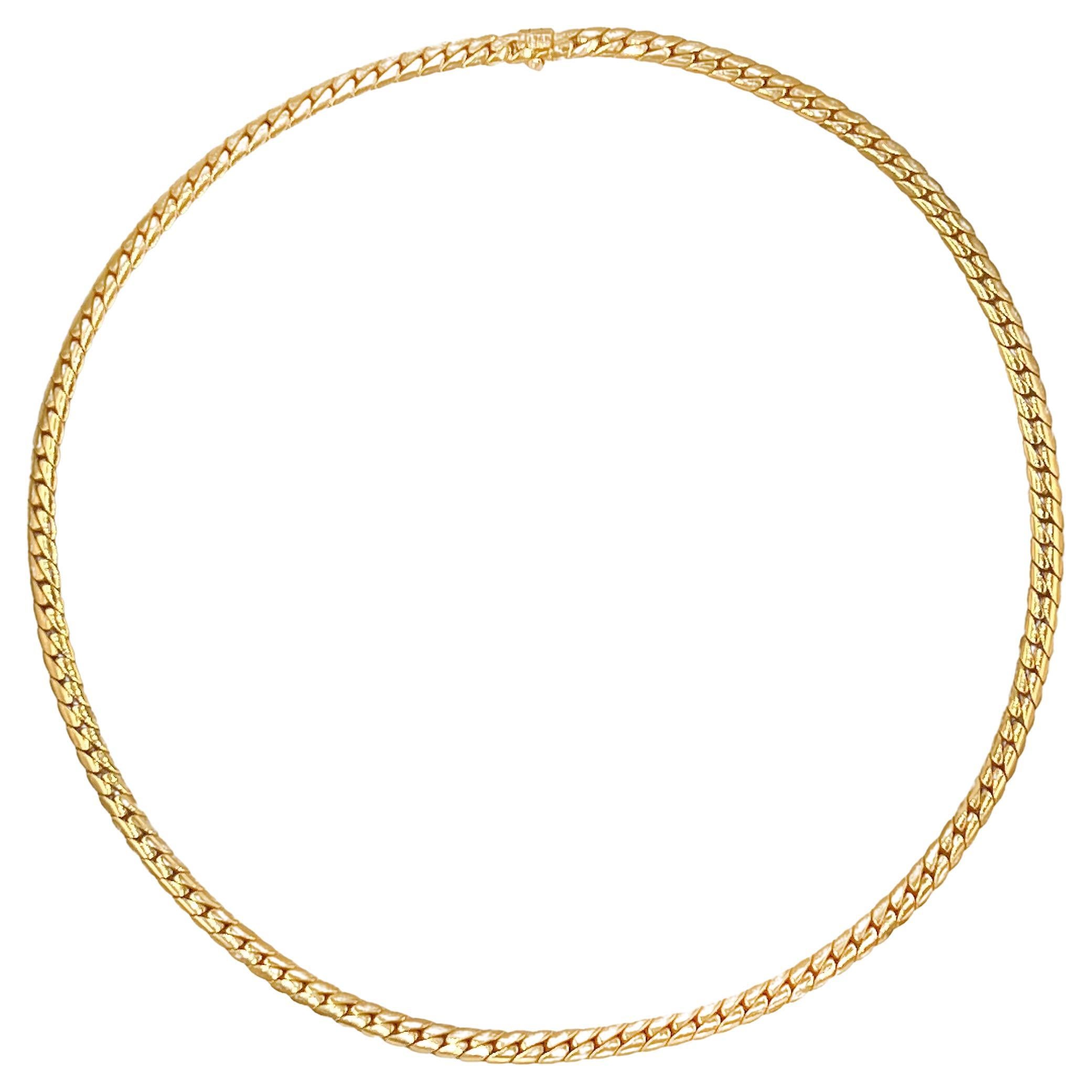 Cartier 18k Yellow Gold Link Chain Necklace