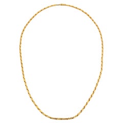 Cartier 18K Yellow Gold Long Chain Necklace