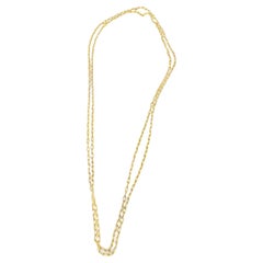 Cartier 18K Yellow Gold Long Chain Necklace