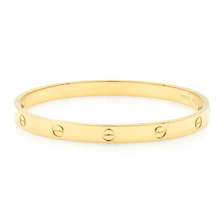 Cartier 18 Karat Yellow Gold Love Bangle Bracelet at 1stDibs cartier bangle, cartier bangle