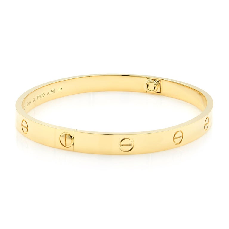 bangle cartier gold