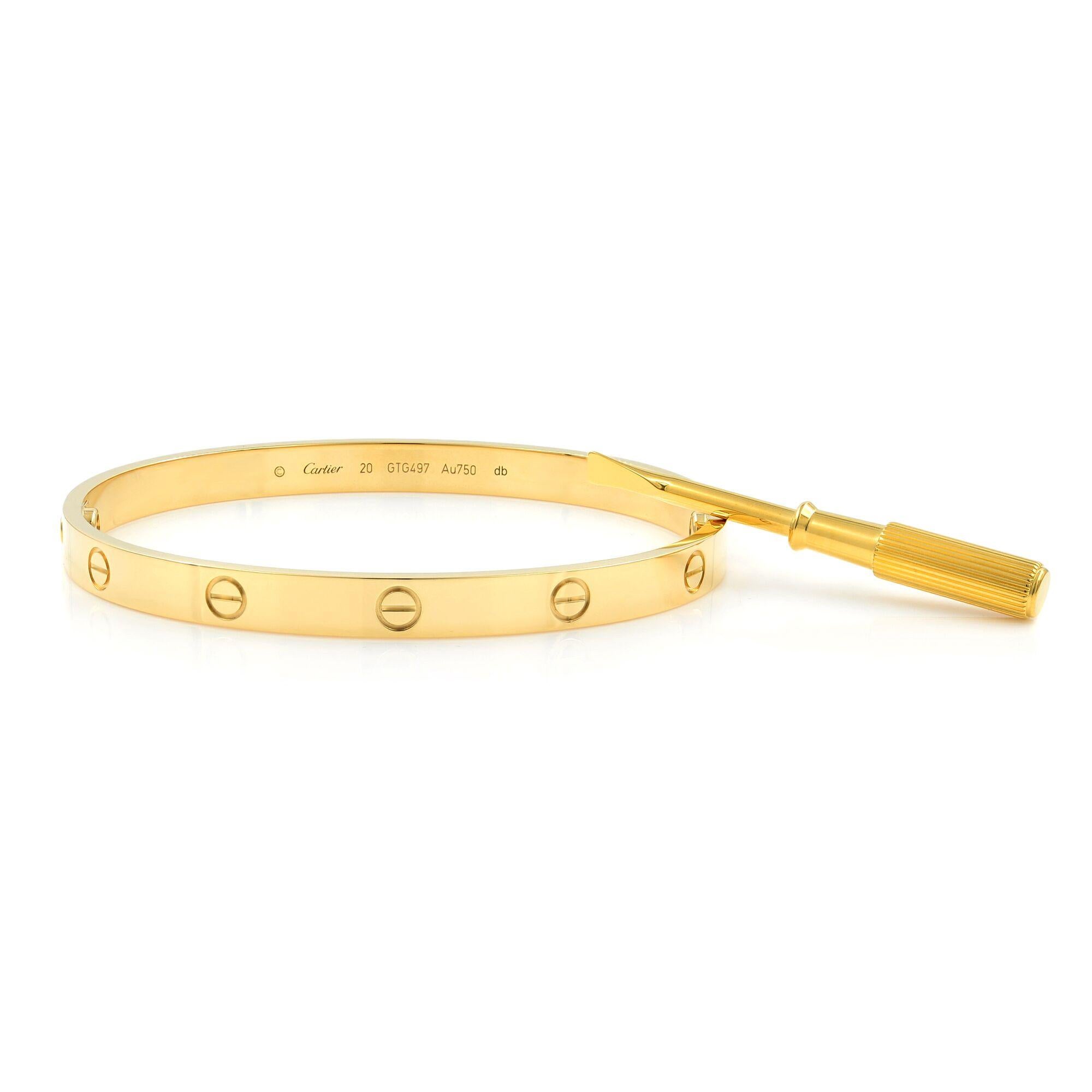 cartier 18 karat gold bracelet