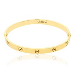 CARTIER 18K Yellow Gold Love Bracelet