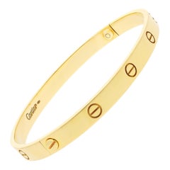 CARTIER 18K Yellow Gold Love Bracelet