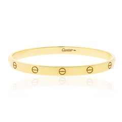 CARTIER 18K Yellow Gold Love Bracelet