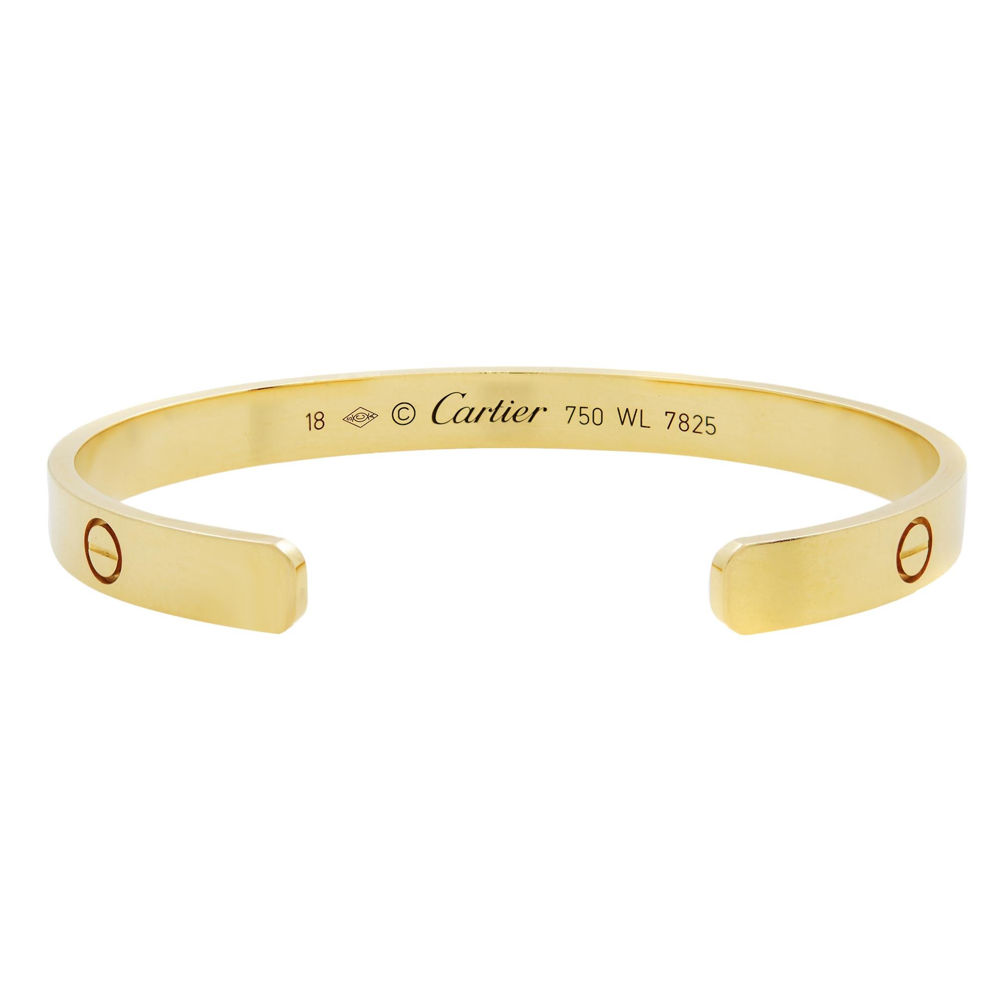 cartier 18 b21813 au750