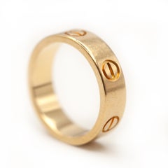Cartier 18K Yellow Gold Love Ring