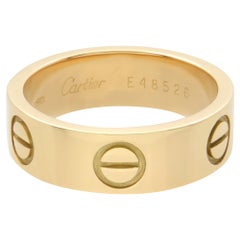 Cartier: 18 Karat Gelbgold Love Ring