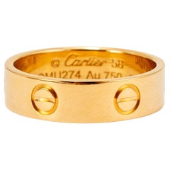 Cartier 18K Yellow Gold Love Ring